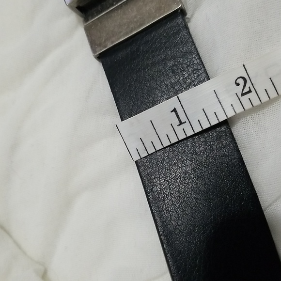 Calvin Klein Vintage Men's Belt / Black, metallic - Picture 13 of 16